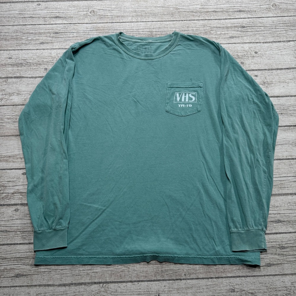 Thomas Rhett Shirt Men's L Green Very Hot Summer Tour 2019 Long Sleeve Skater